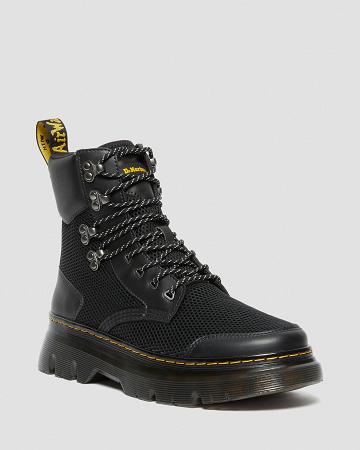 Black / Skin Men's Dr Martens Tarik Toe Guard Utility Casual Boots | CA 469SGL